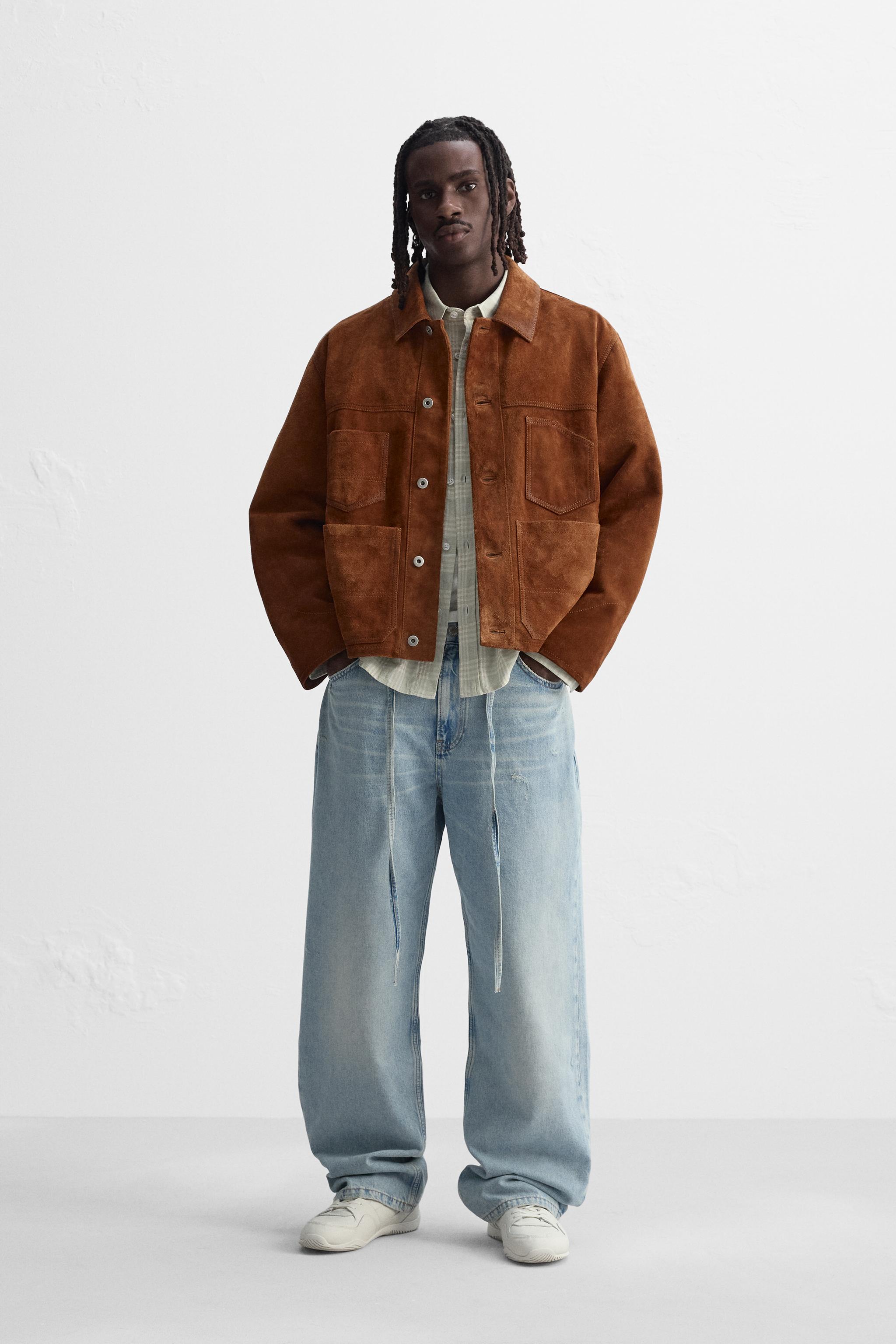 Men's Suede Jackets | ZARA Iceland