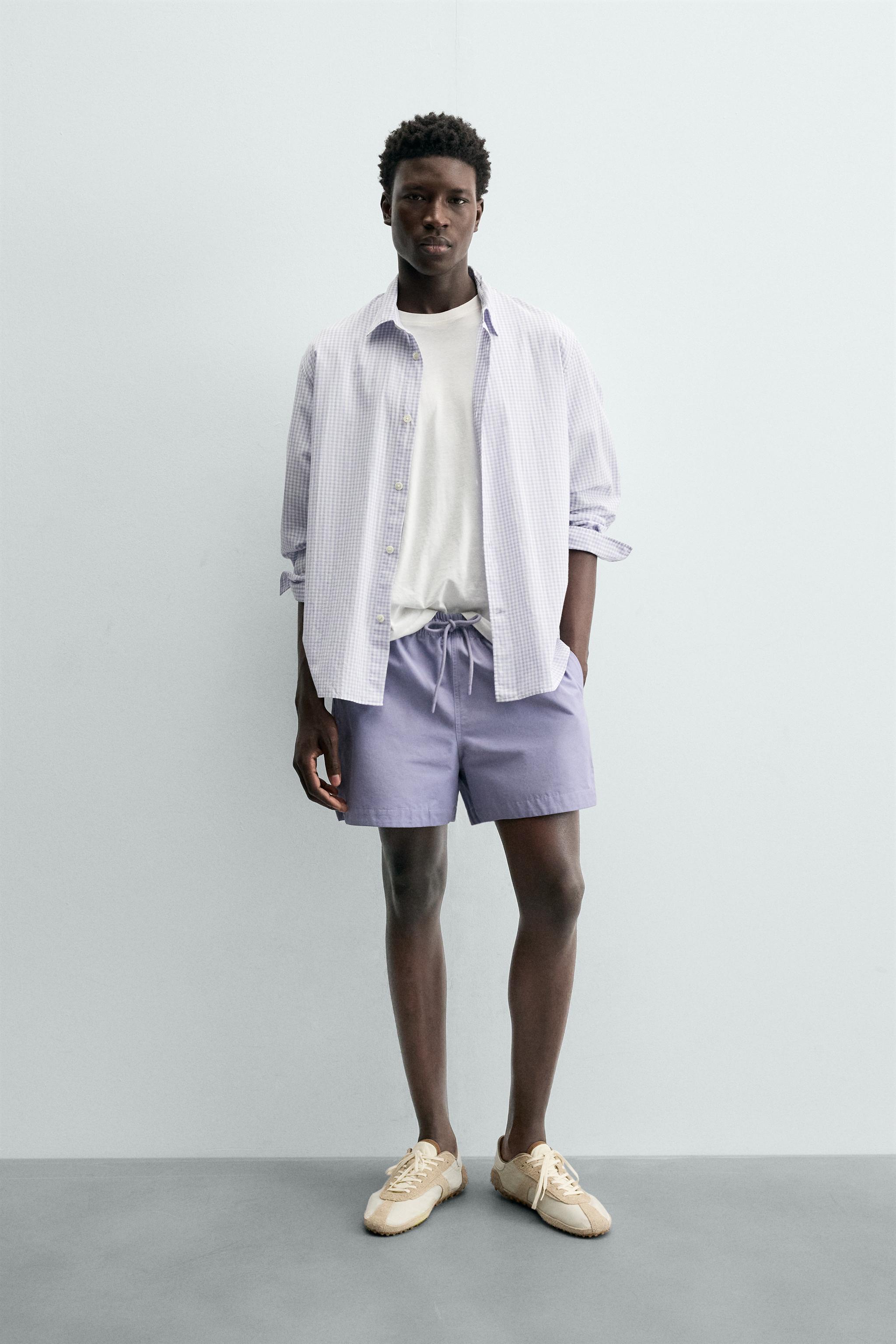 SHORT SWIMSUIT — Lavender