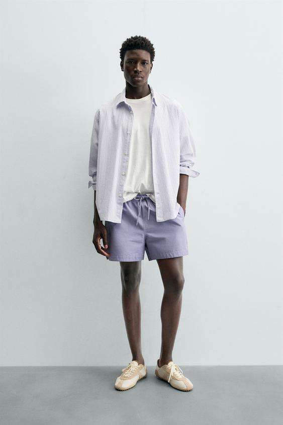 SHORT SWIMMING TRUNKS - Lavender by Zara - Image 0