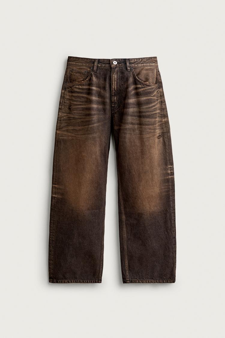 Jeans loose fit lavado color