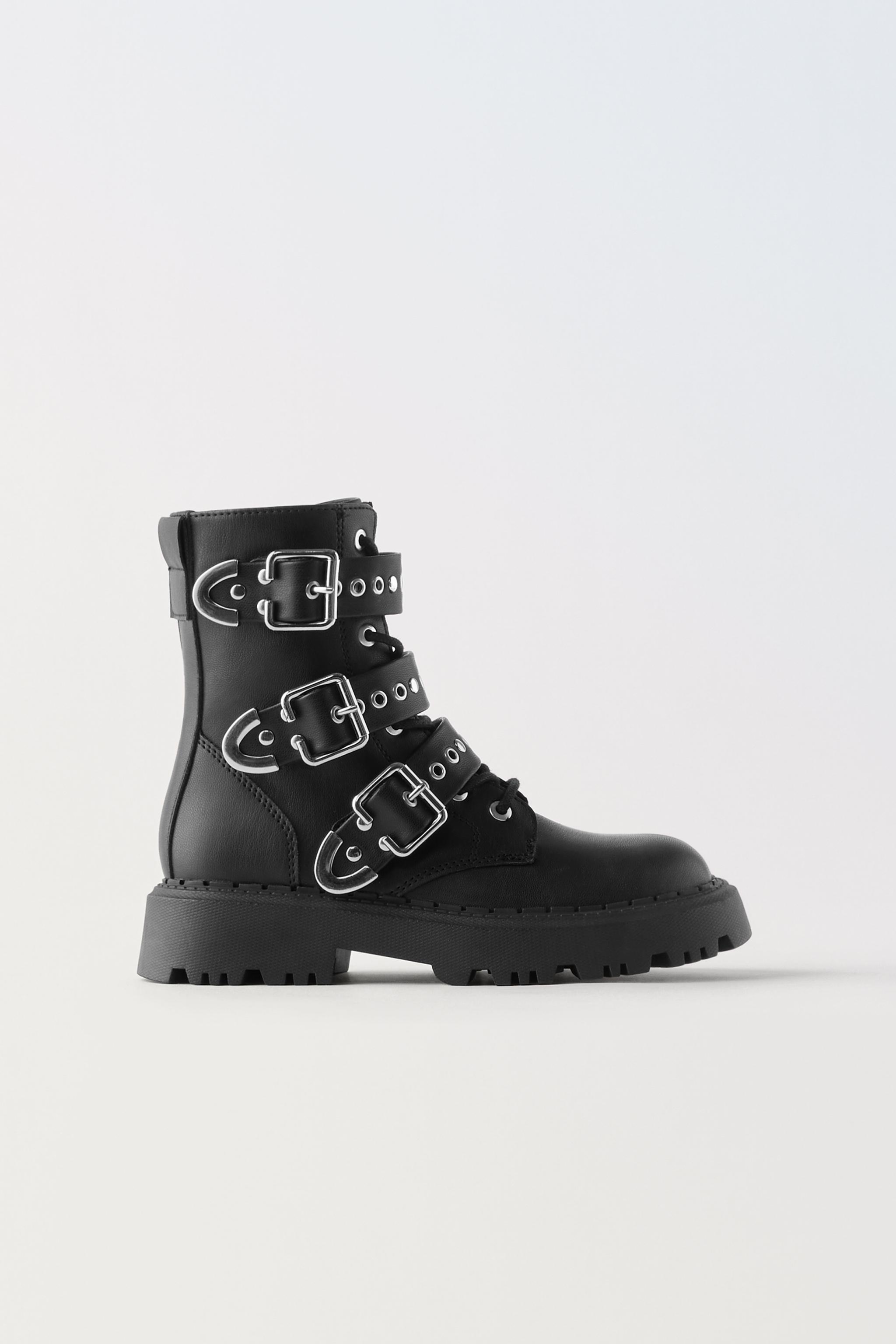 Botas militares niña zara hot sale