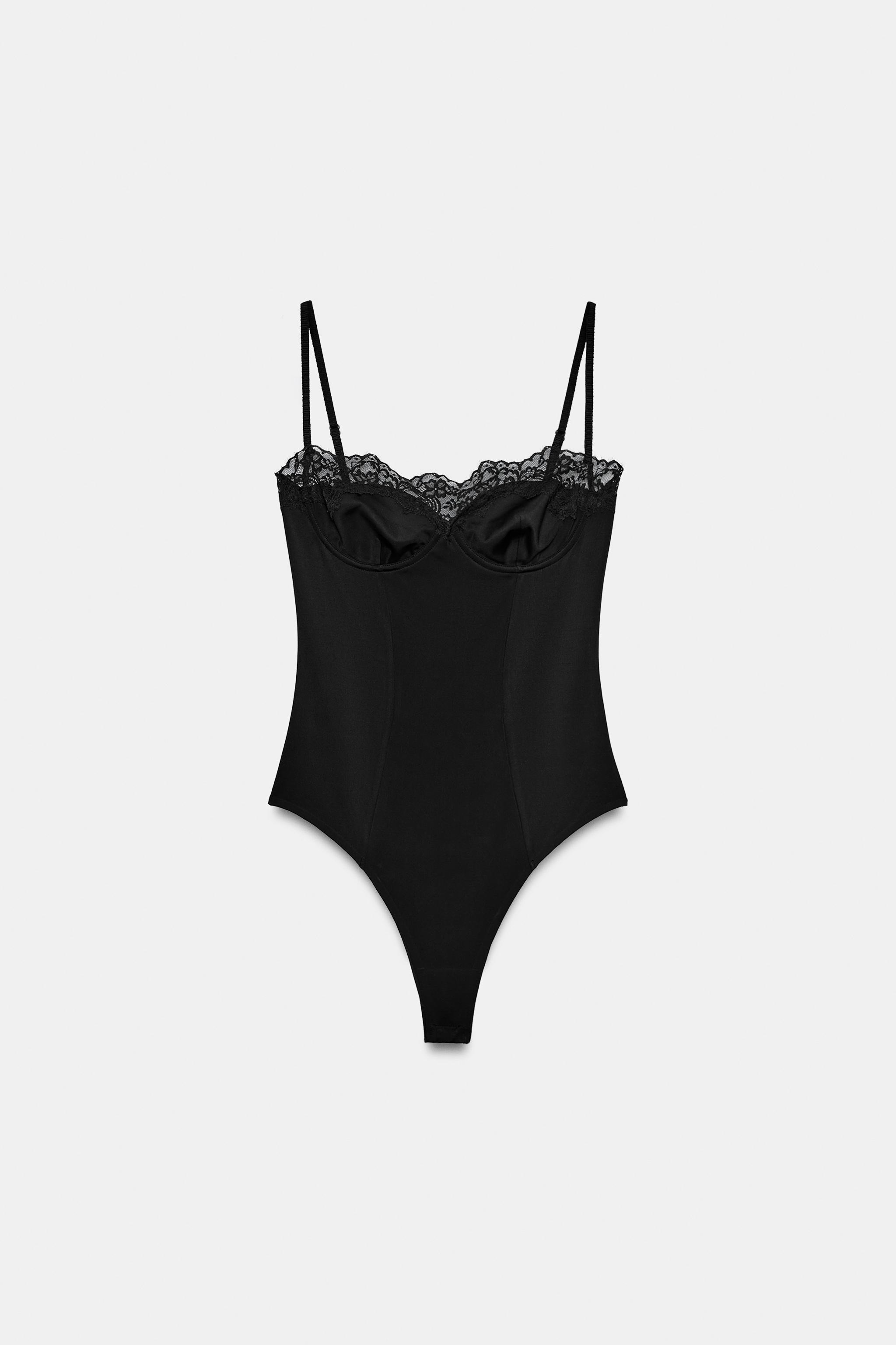 Zara Dantelli Balenli Body görsel 7