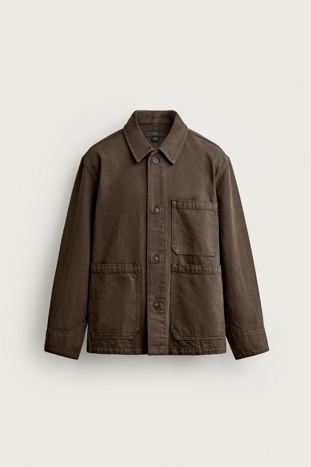 REGULAR FIT OVERSHIRT WITH POCKETS