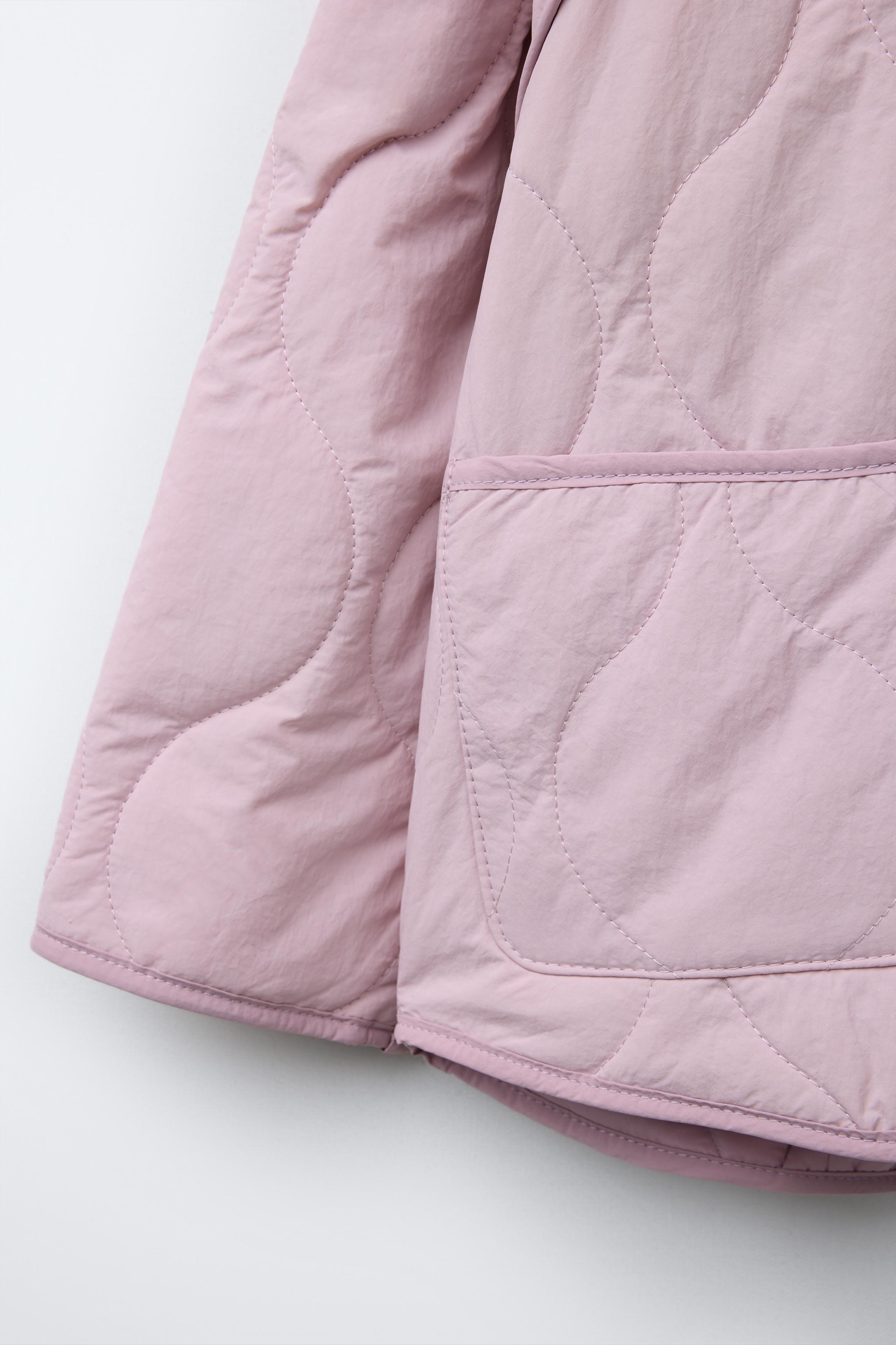 ウォーターレペレント パフジャケット - エクリュ | ZARA Japan