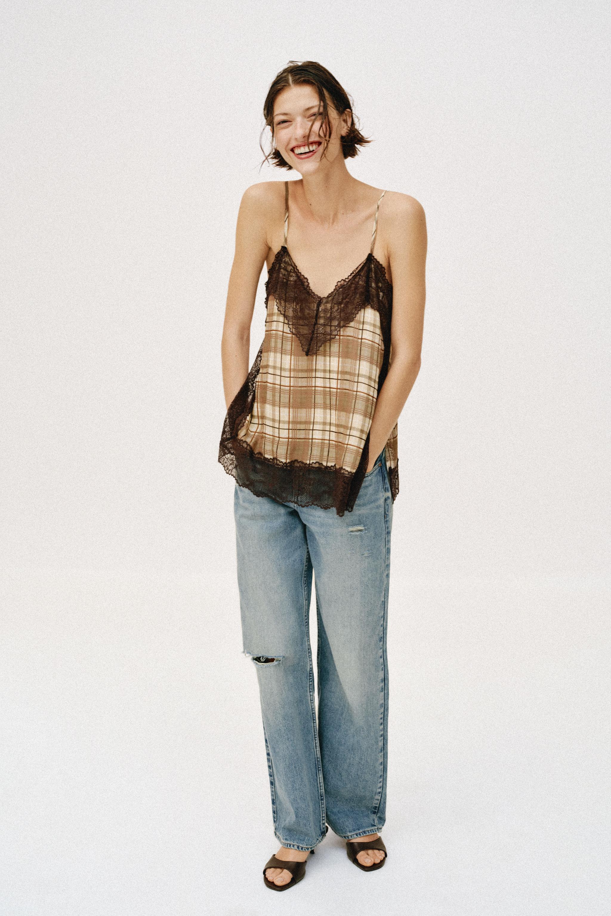 TOP STYLE LINGERIE À CARREAUX