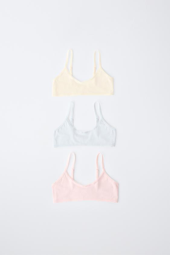 9-14 AÑOS/ PACK TRES TOPS - Rosa de Zara - Imagen 0