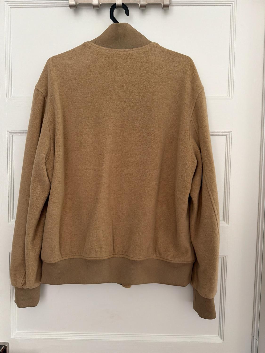 BRUSHED COTTON BOMBER JACKET - Image 2