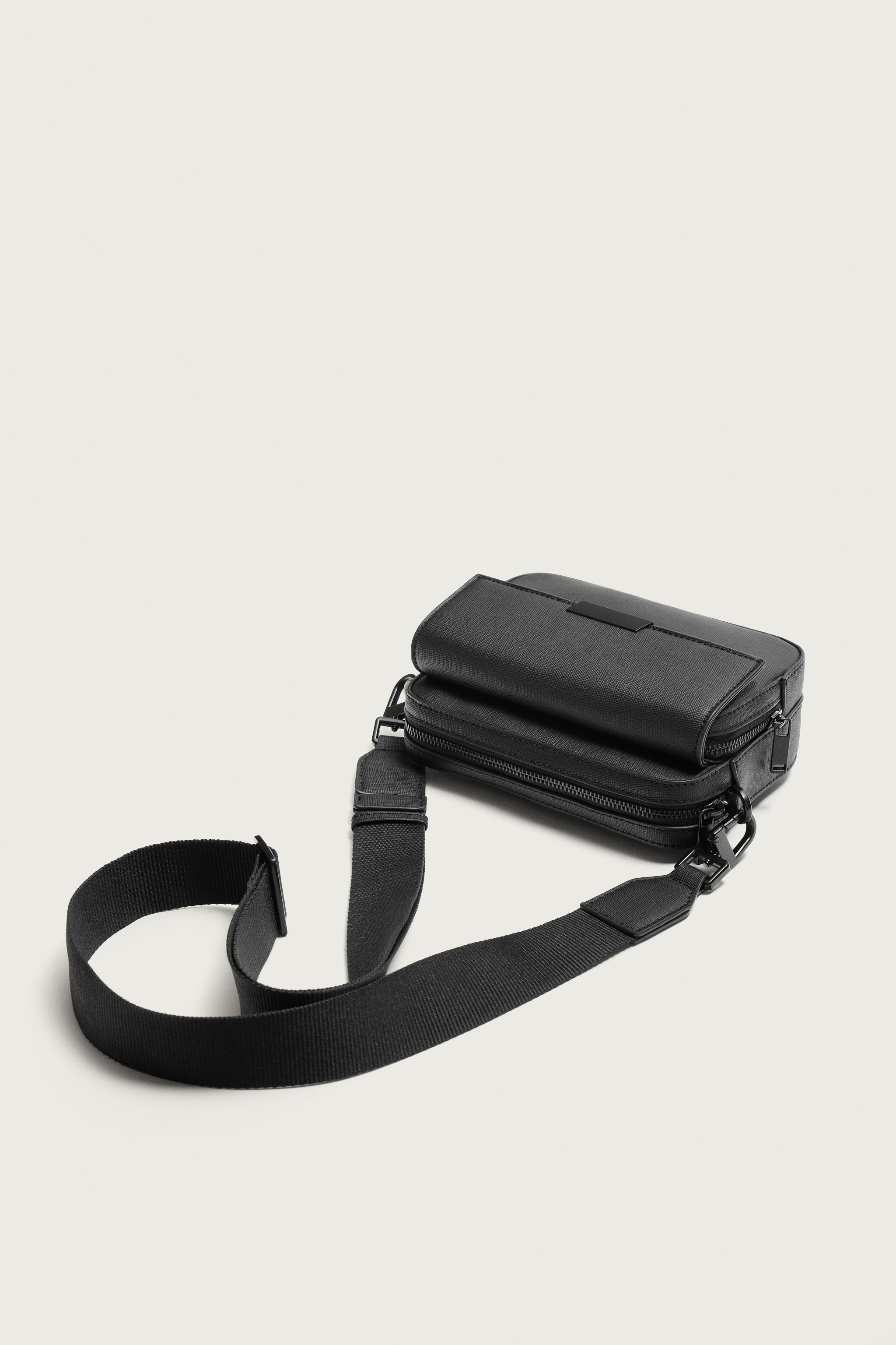 テクスチャードクロスボディバッグ - ブラック | ZARA Japan / 日本