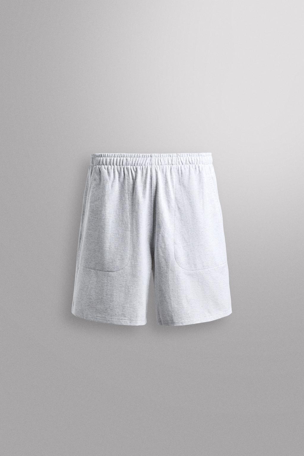 COTTON JOGGING SHORTS 9"
