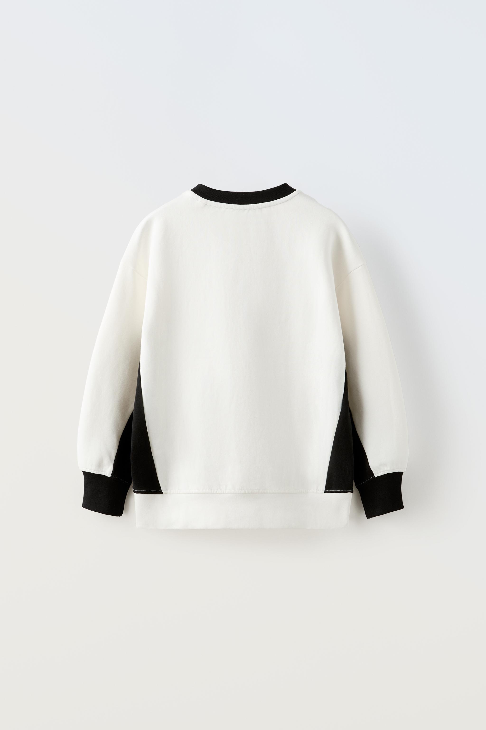 ATHLETIC PRINTED SWEATSHIRT - White | ZARA United States