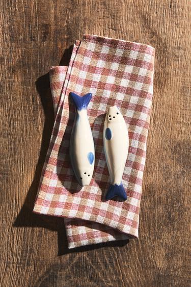 ENSEMBLE SALIÈRE ET POIVRIÈRE SARDINES - Bleu de Zara - Image 5