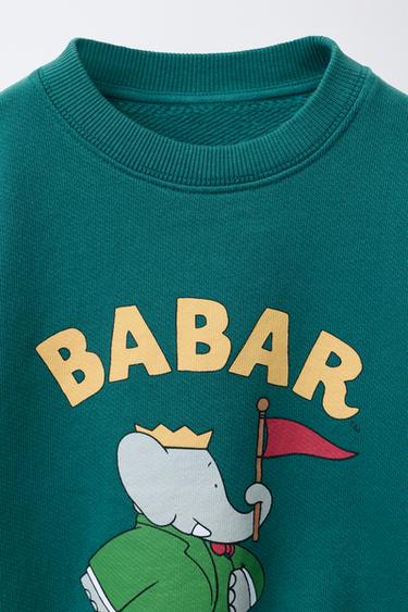 BABAR ™ PRINT SWEATSHIRT - Duck blue by Zara - Image 2