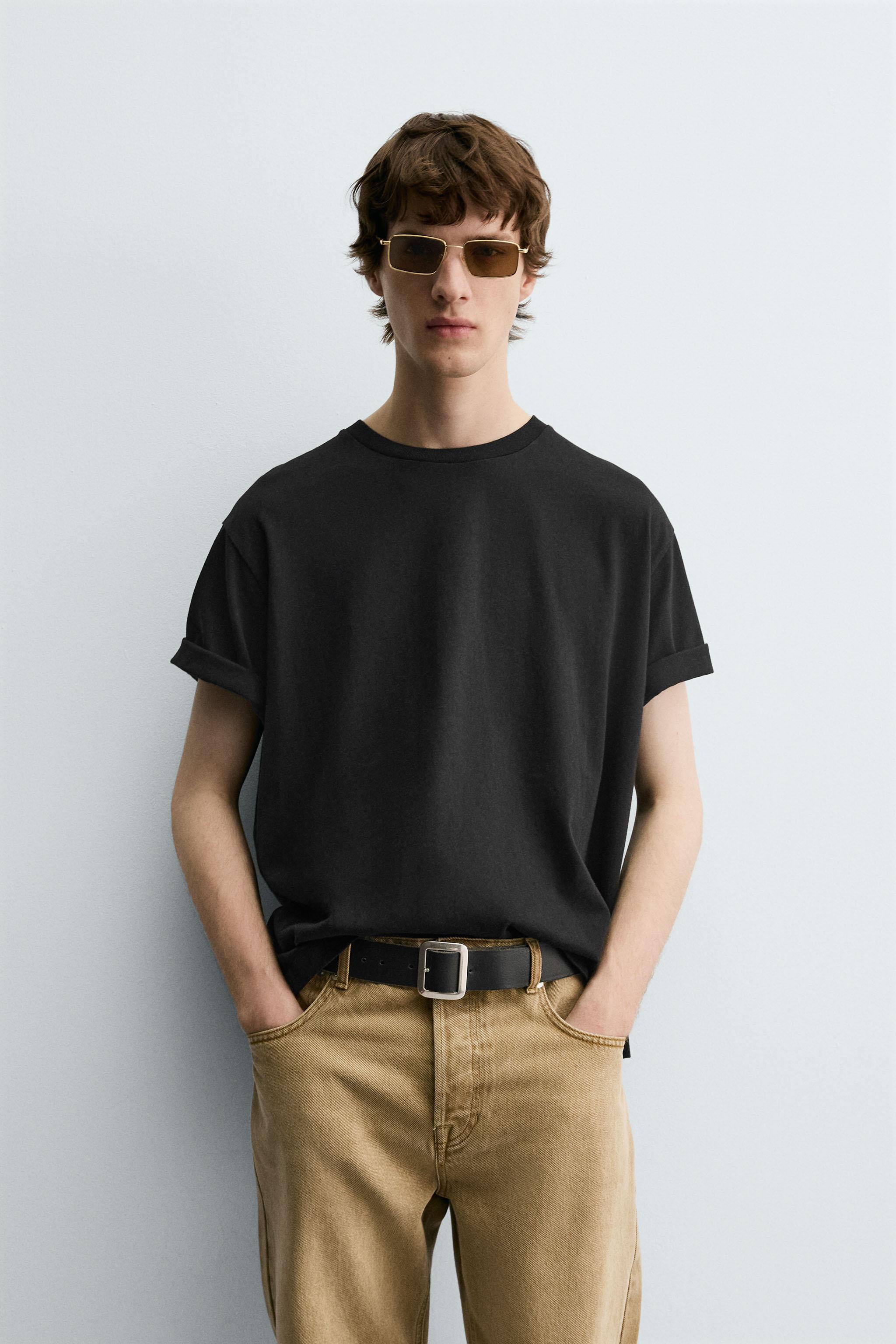 Tシャツ (ブラック・黒) | メンズ | 最新コレクション | ZARA 日本