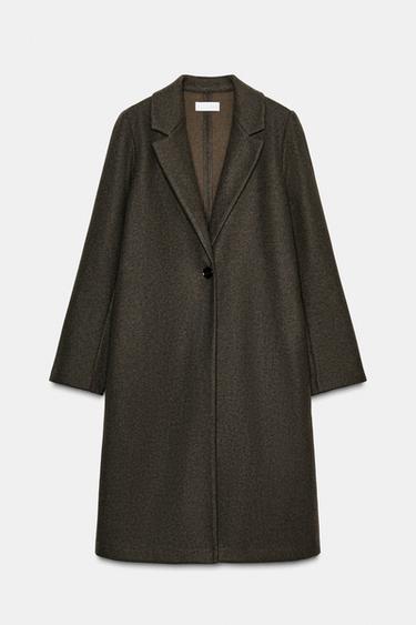 ABRIGO BÁSICO SOFT - marrón vigoré de Zara