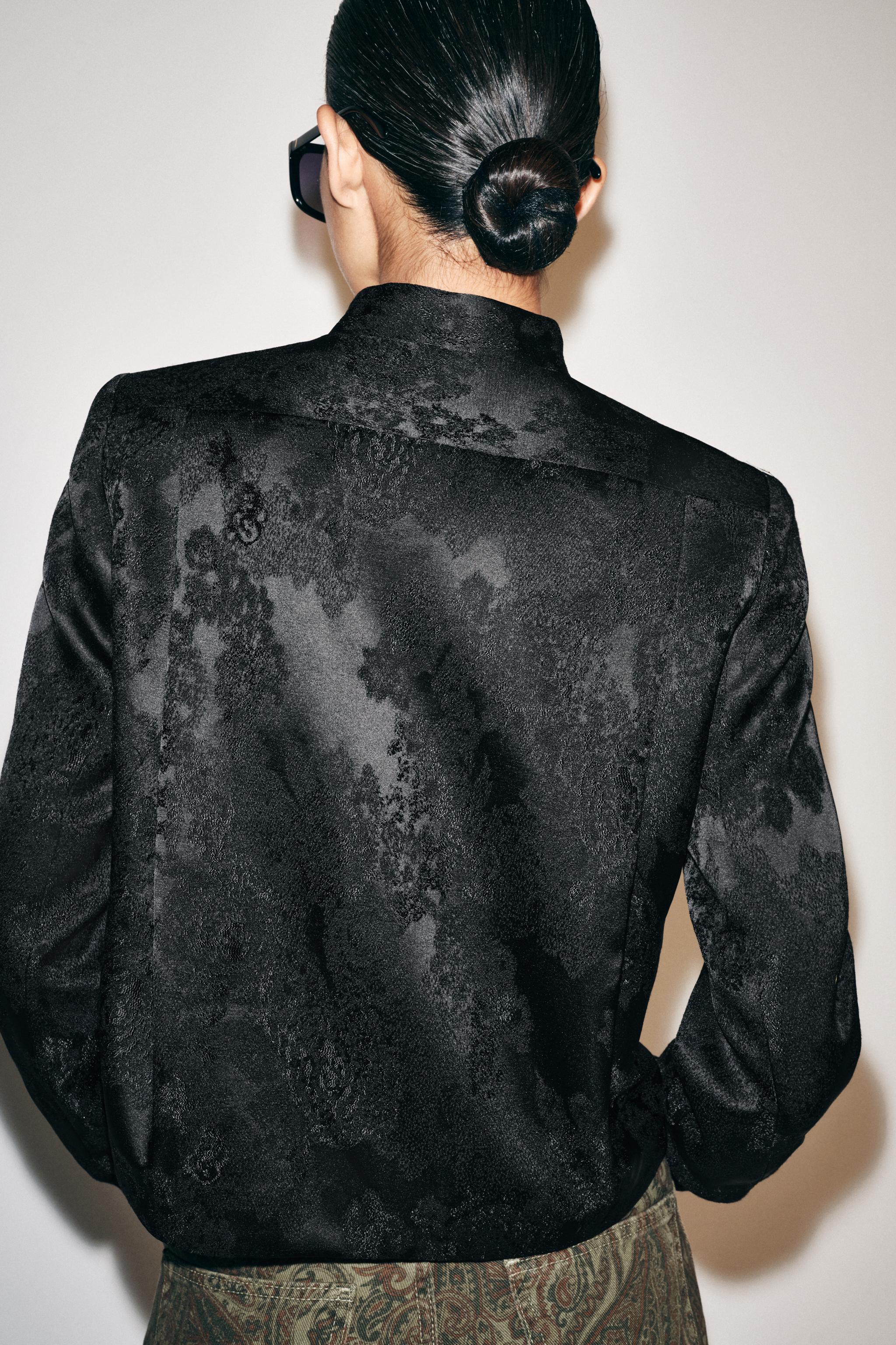 ZW COLLECTION SHORT JACQUARD JACKET