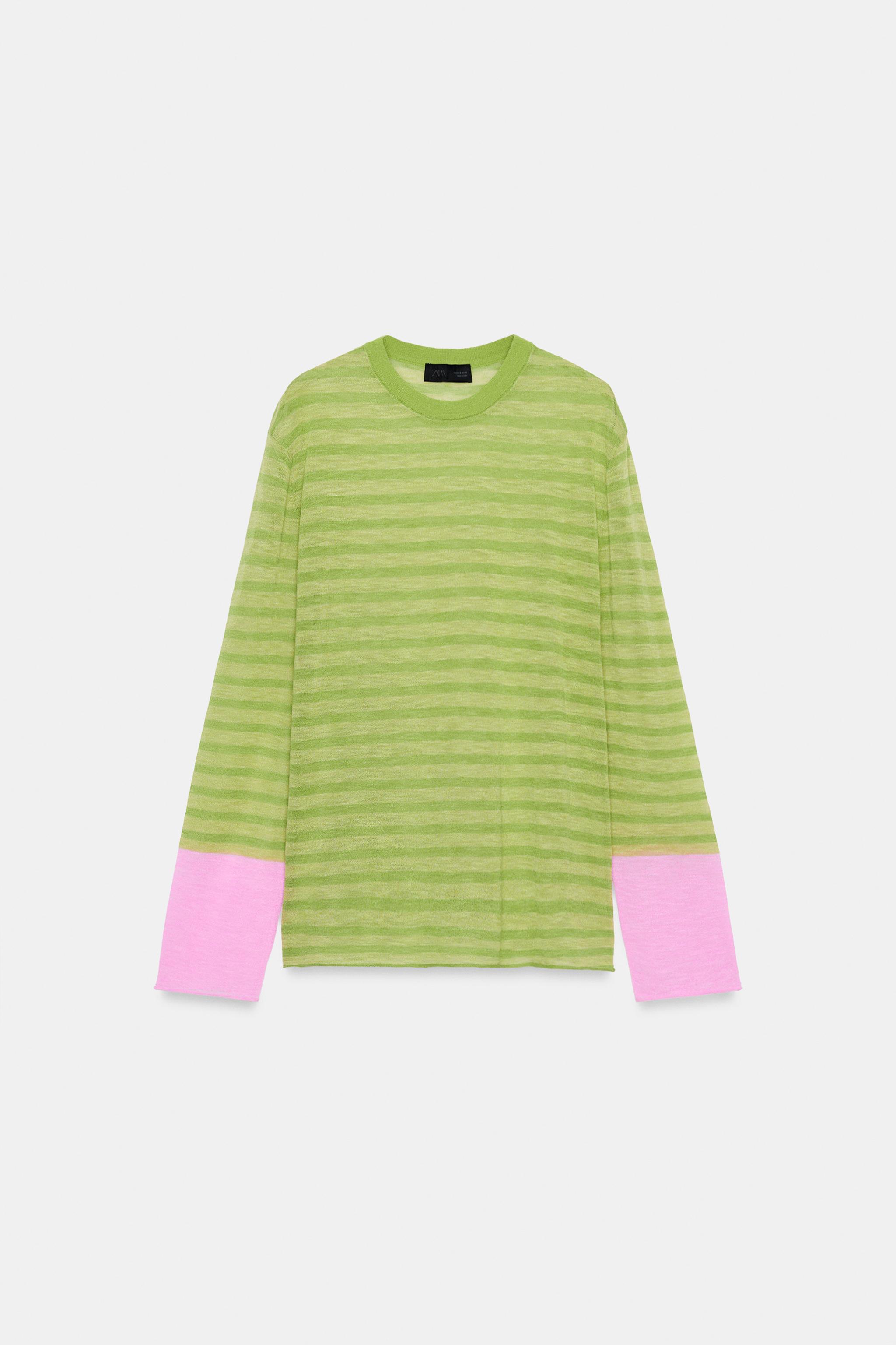 STRIPED KNIT JUMPER