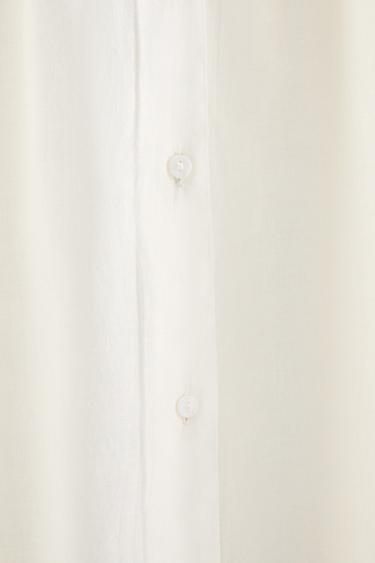 CHEMISE DE NUIT MANCHES COURTES - Écru de Zara - Image 3