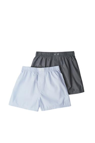 COMBINED POPLIN BOXERS 2-PACK - various by Zara