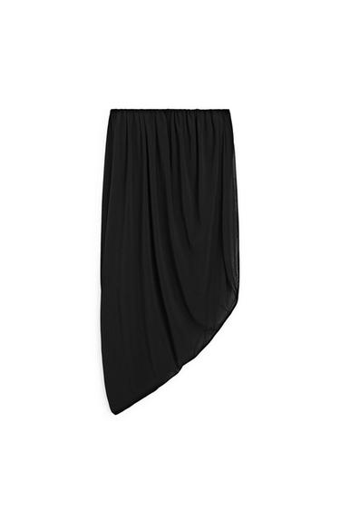 Top fluide bustier - Noir de Zara