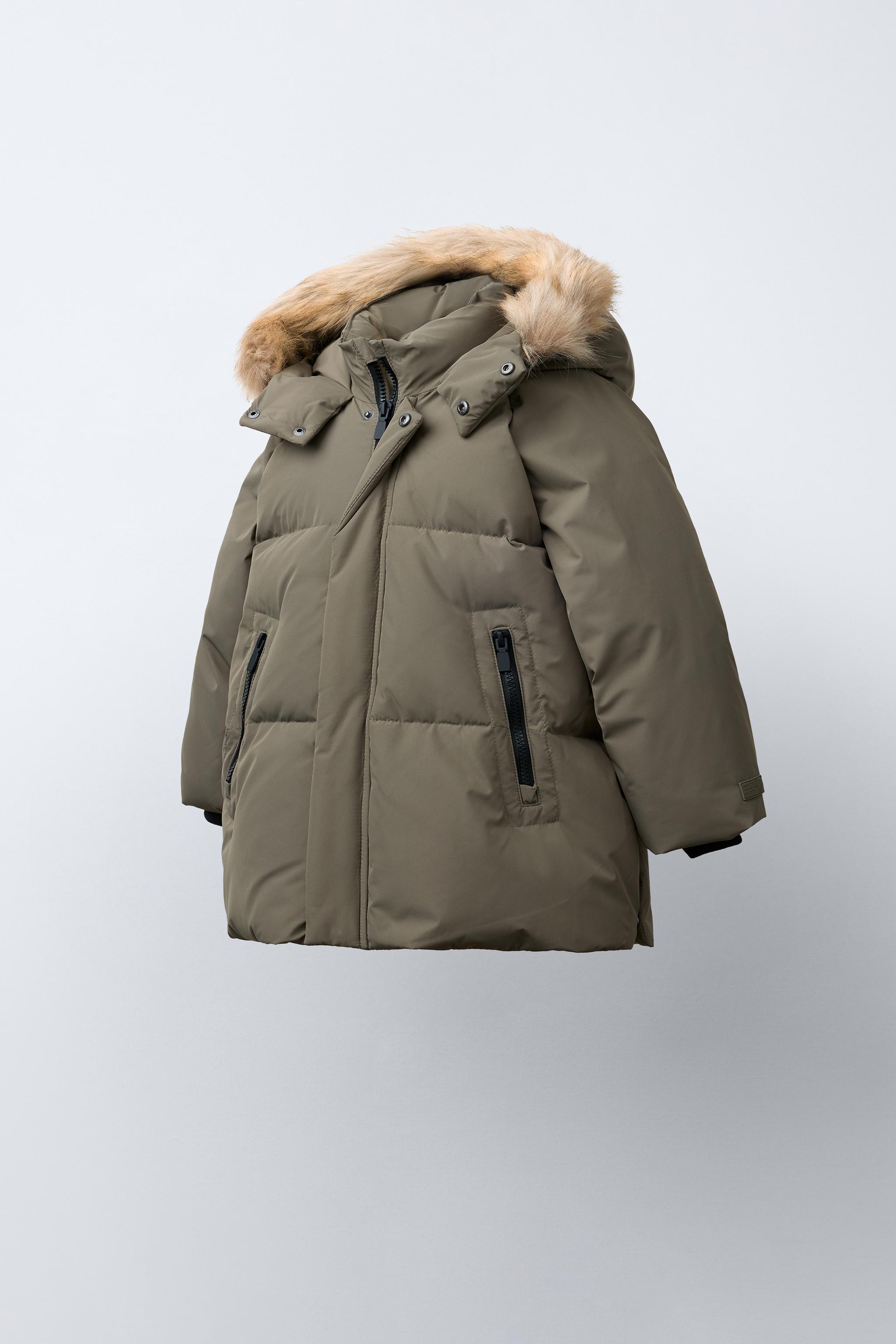 LONG DOWN FEATHER WATER REPELLENT AND WIND RESISTANT PUFFER COAT