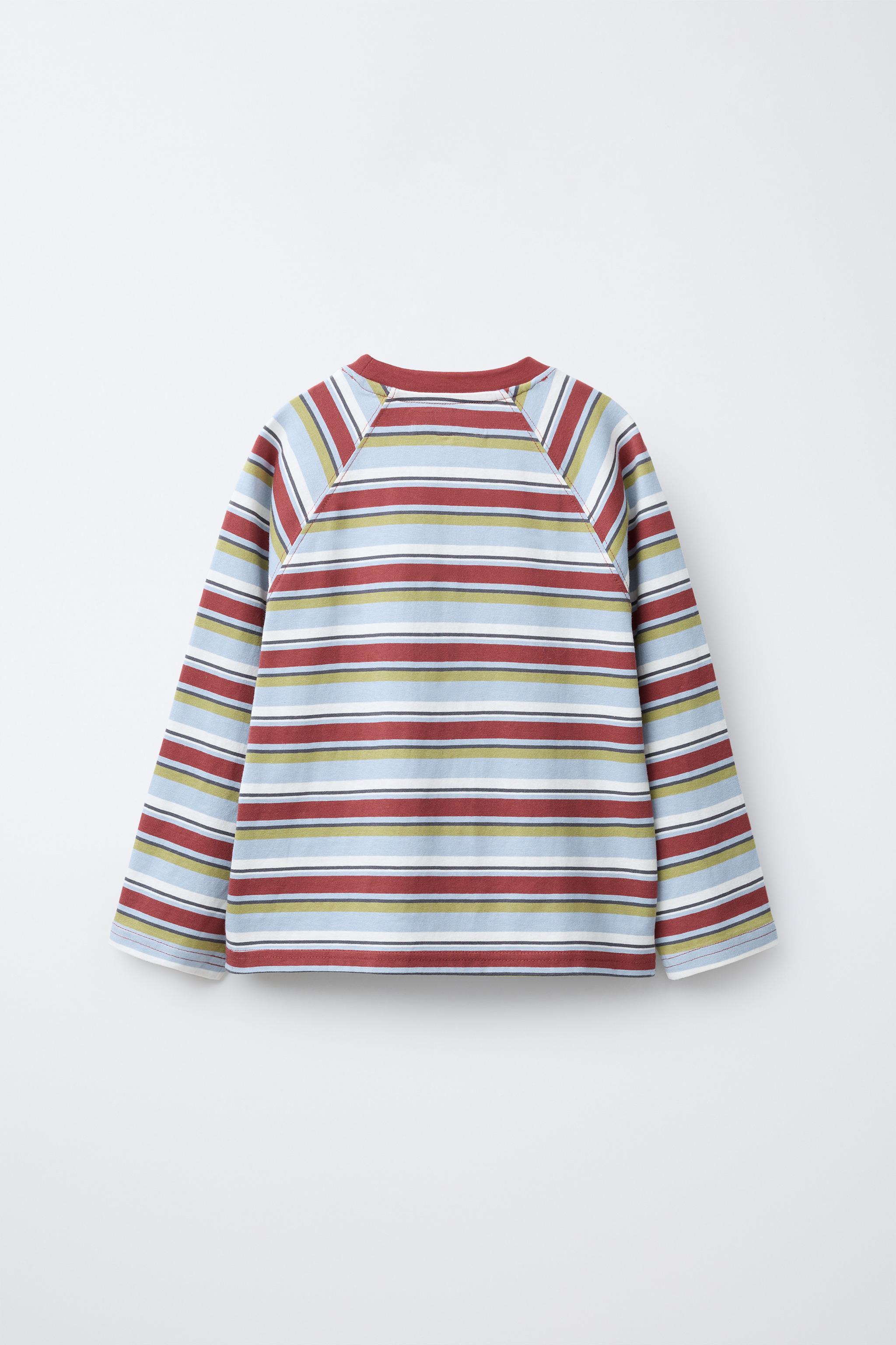 TBPR SEERSUKER STRIPE JKT 新品 Mサイズ STRIPED T-SHIRT - Multicoloured | ZARA India