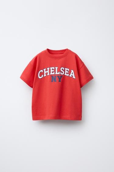 CAMISETA ESTAMPADA VERSITY - Rojo de Zara