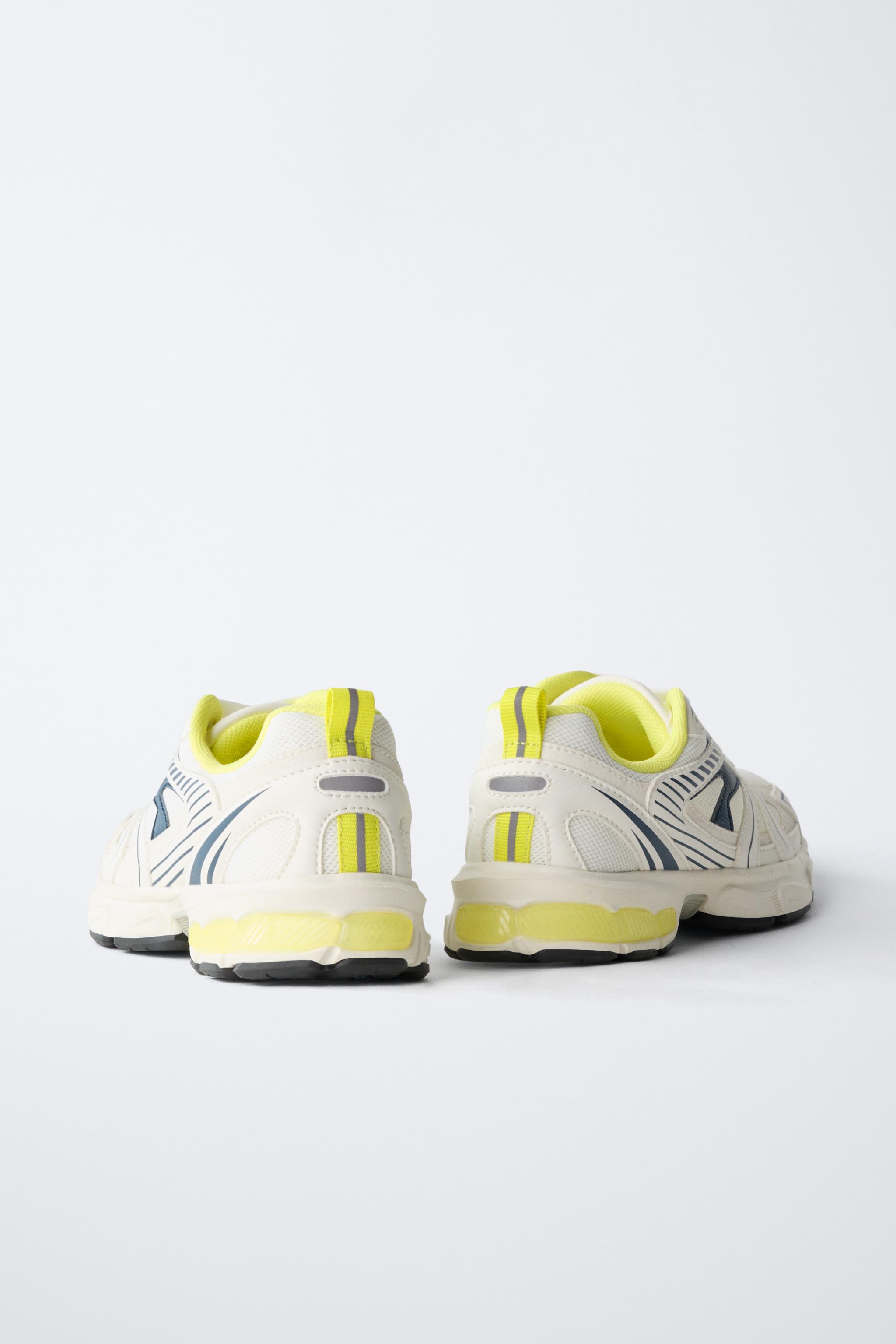 Детские кроссовки Zara NEON SNEAKERS — фото 6