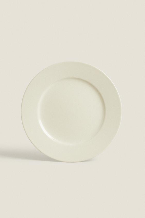 STONEWARE DINNER PLATE Light ecru ZARA United States