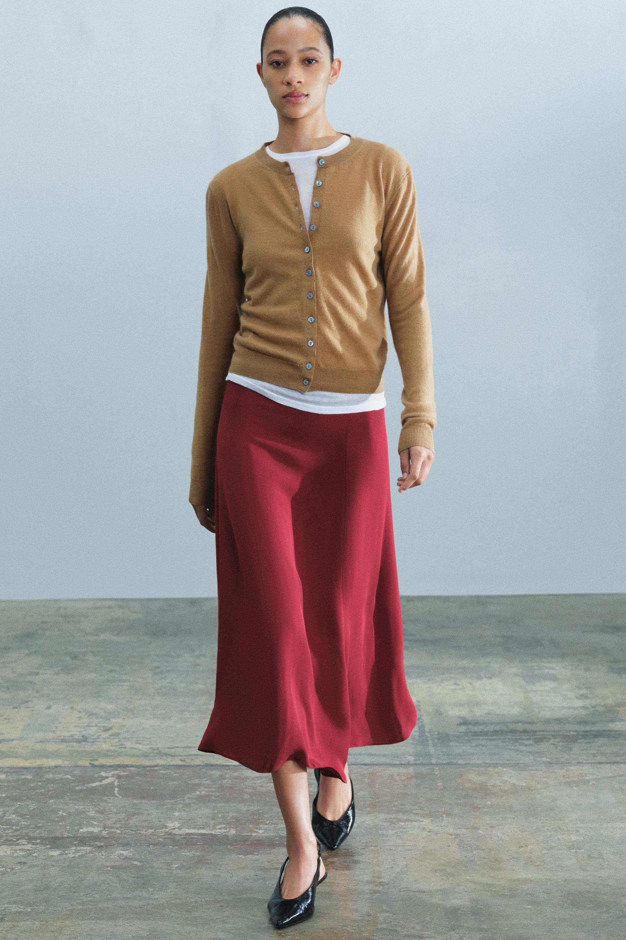 Zara 100% EXTRA-SOFT WOOL CARDIGAN görsel 8