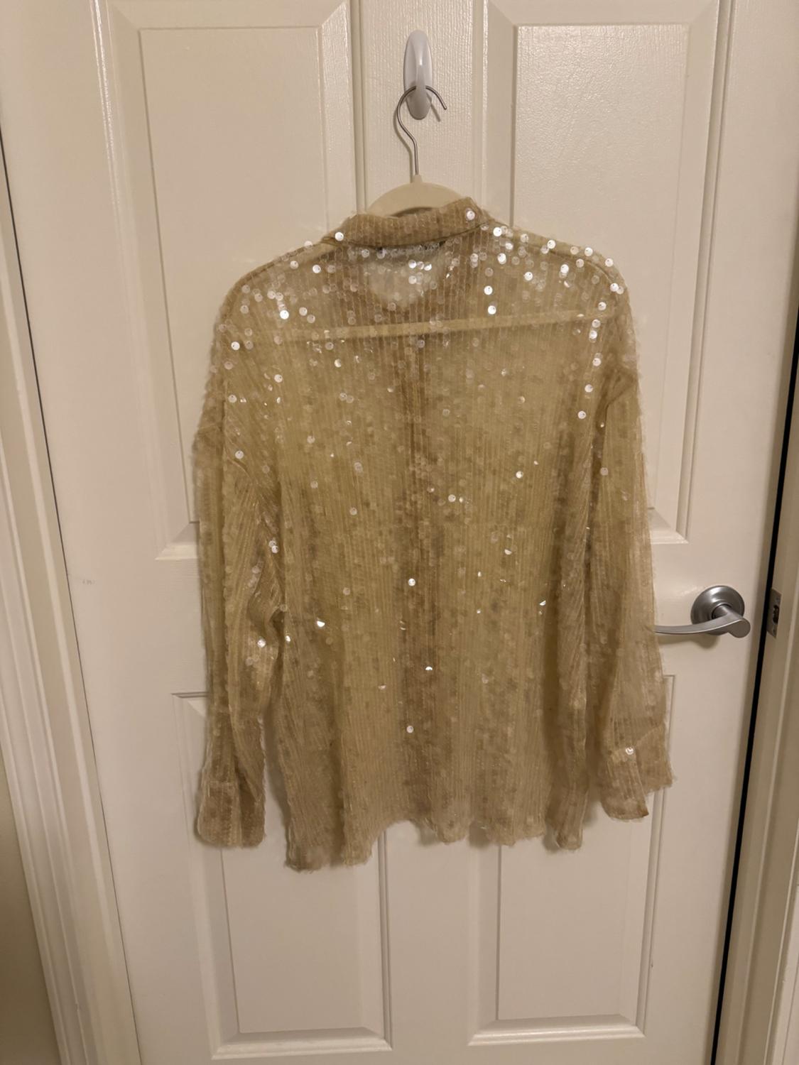 CAMISA OVERSIZE LENTEJUELA - Image 5