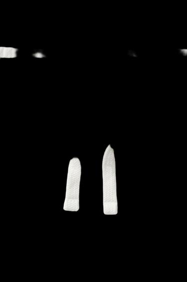 Zara WIDE LEG PLUSH JOGGING PANTS - Ecru