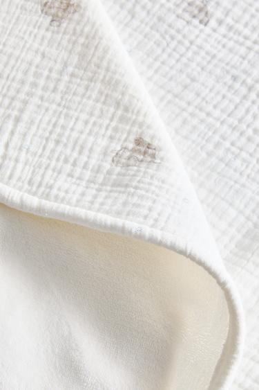 COUVERTURE ENFANT ÉLÉPHANTS - Blanc cassé de Zara - Image 3