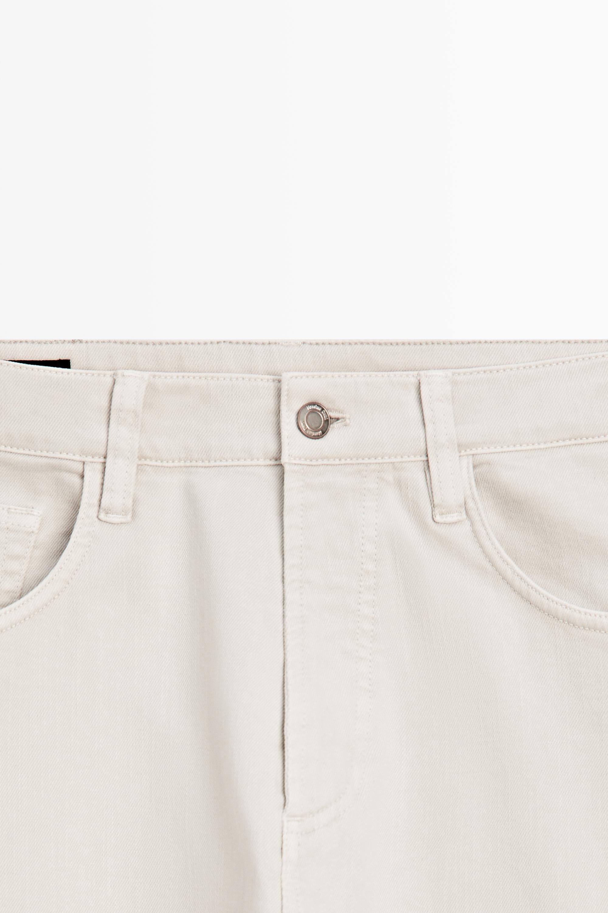 Faux jean tapered fit léger