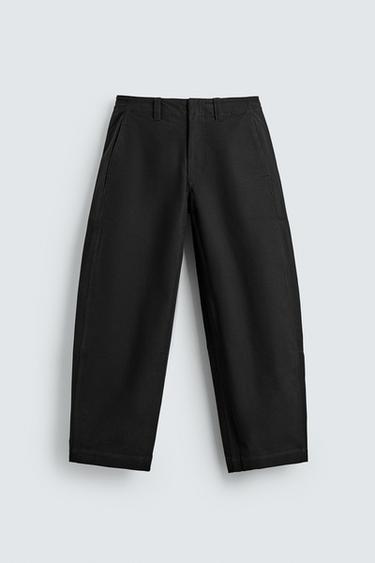 BALLOON FIT TROUSERS - Black by Zara