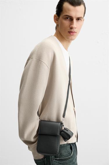 PLAIN CROSSBODY BAG - Black by Zara - Image 0