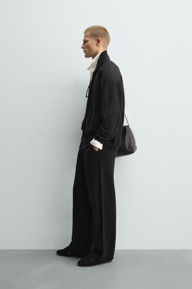 ZIP-UP KNIT CARDIGAN - Black by Zara - Image 3