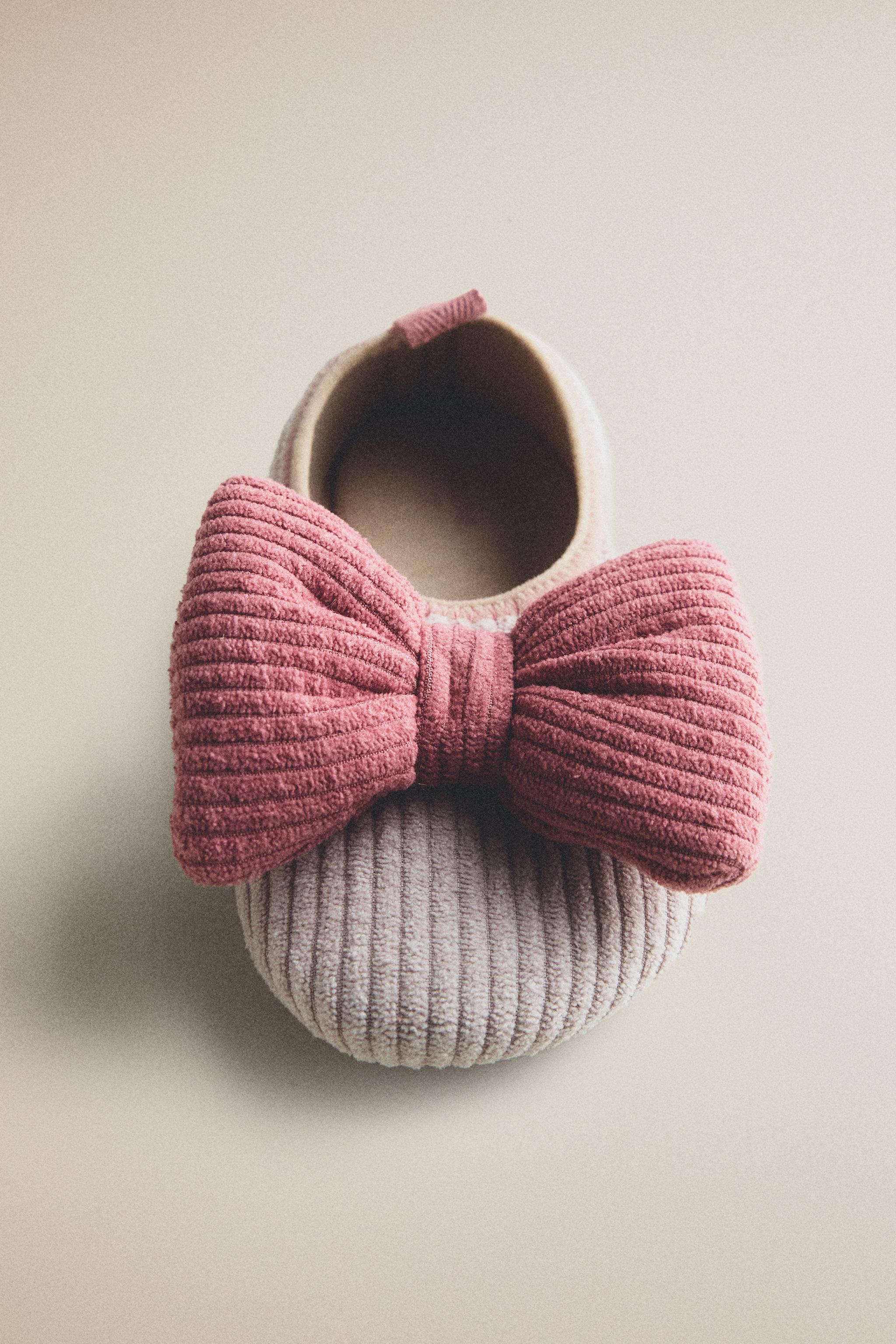 KIDS' BOW BALLET FLATS