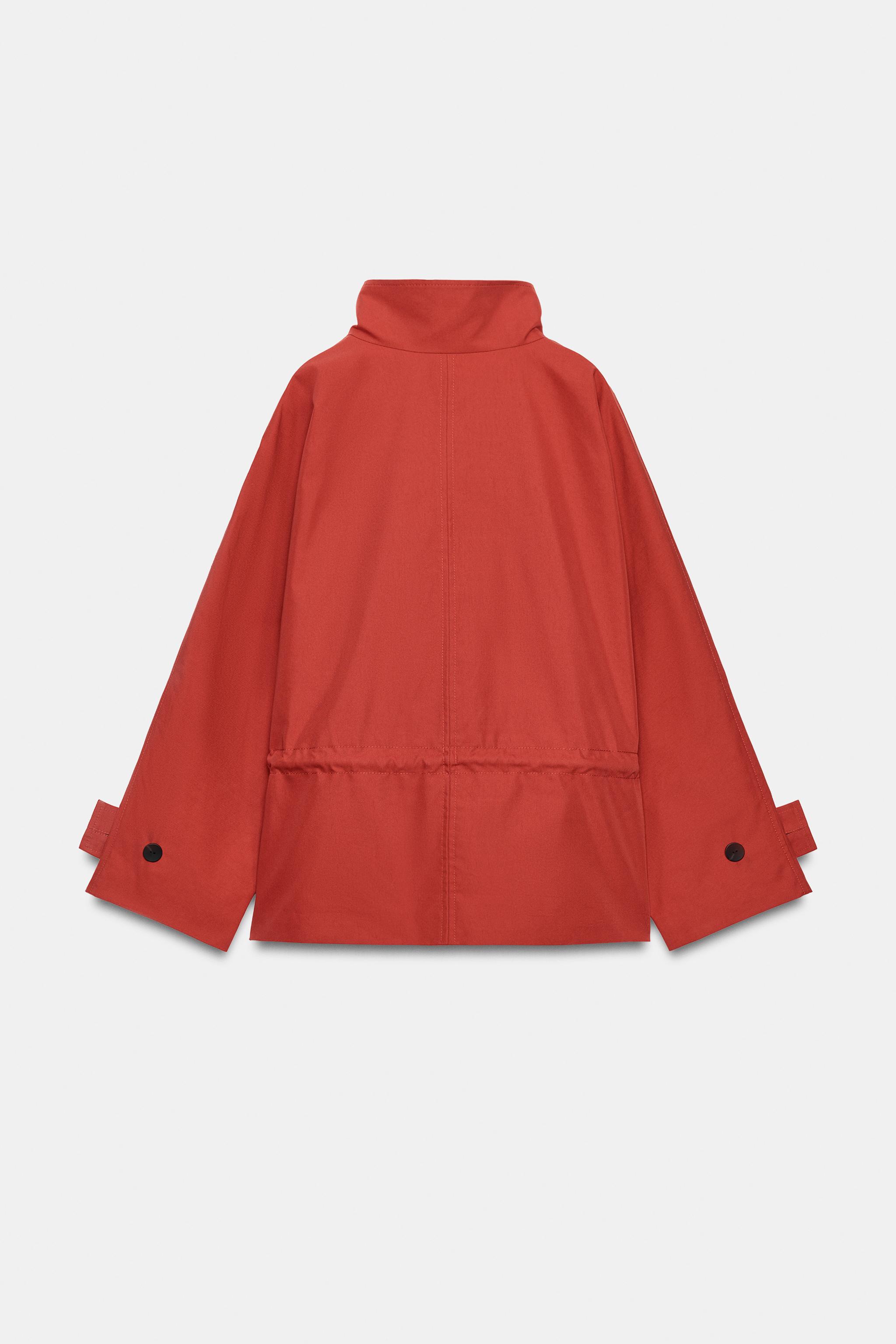 OVERSIZED SHORT TRENCH COAT ZW COLLECTION