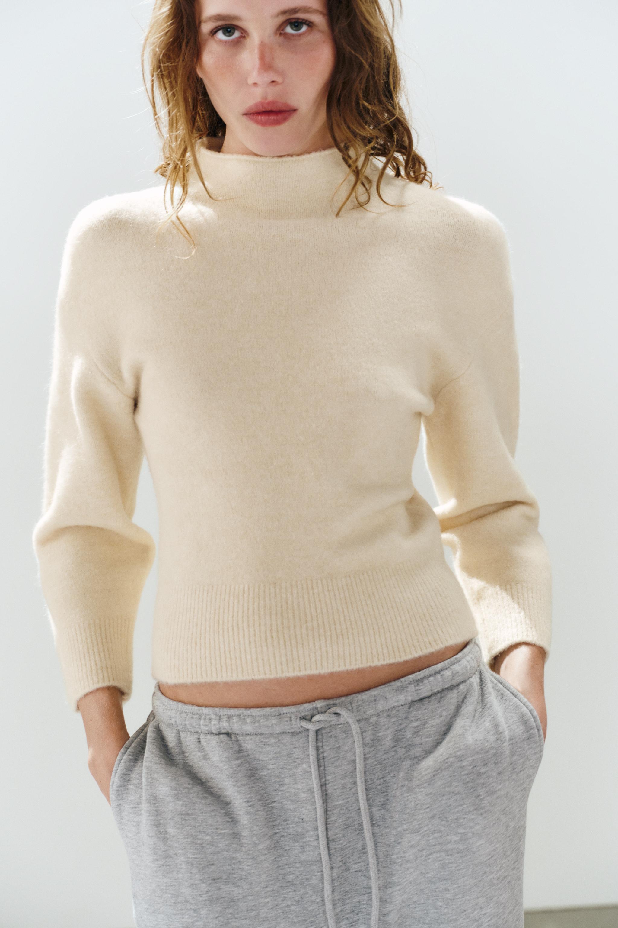 SOFT HIGH-NECK KNIT JUMPER - thumbnail 2