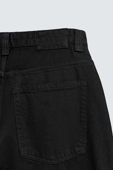 Zara BALLOON FIT JEANS - Black