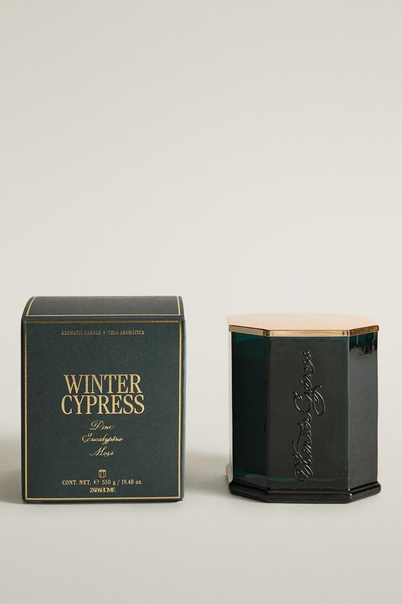 (550 G) BOUGIE PARFUMÉE WINTER CYPRESS - whisky de Zara - Image 0