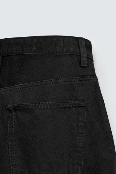 Zara BALLOON FIT JEANS - Black