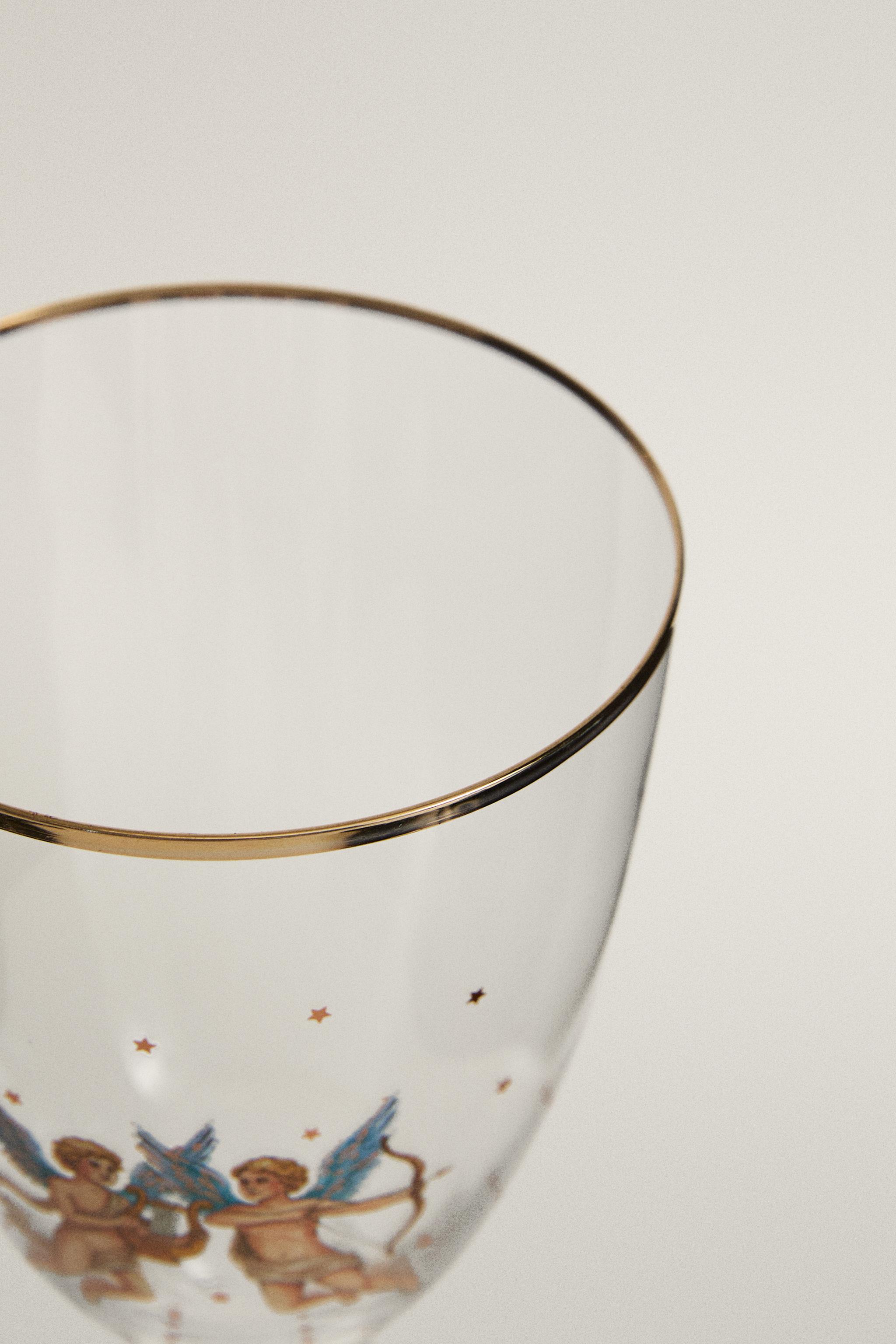 GEMINI ZODIAC GLASS | MARISA BERENSON — Transparent