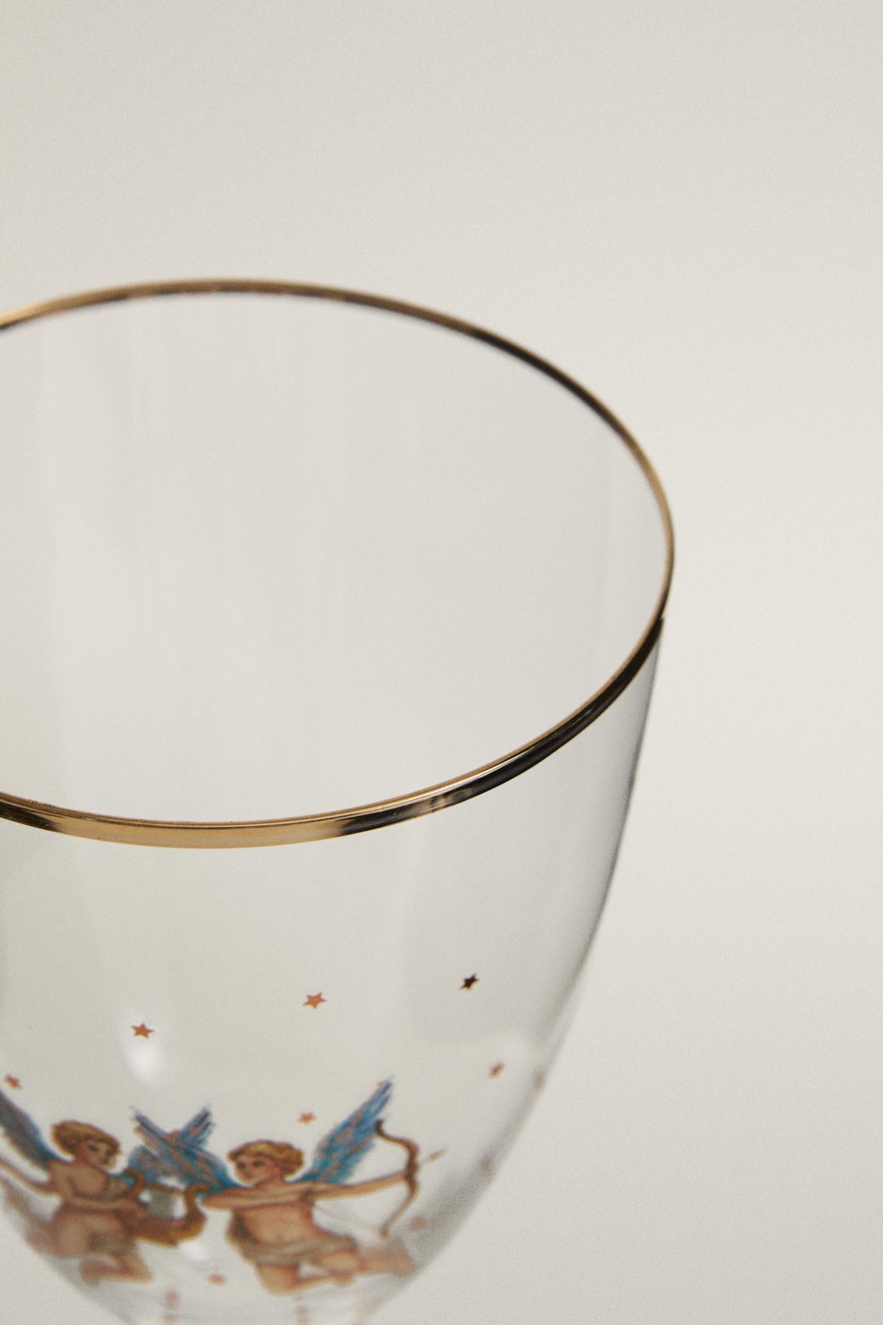 GEMINI ZODIAC GLASS | MARISA BERENSON — Transparent