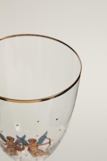 VERRE À VIN ZODIAQUE GÉMEAUX | MARISA BERENSON - Transparent de Zara - Image 1