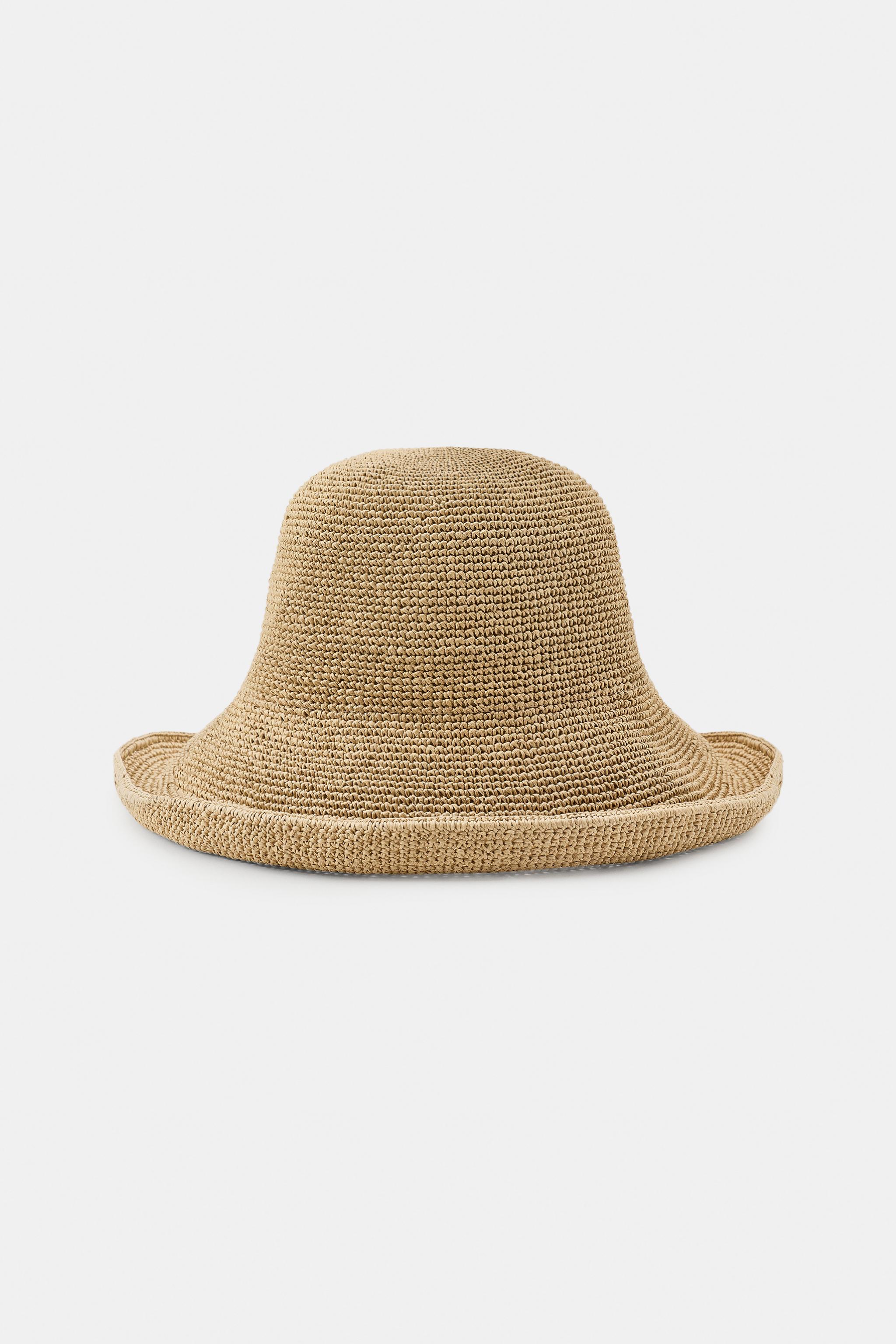 MOLDABLE BRIM WOVEN HAT
