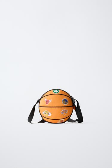 NBA BASKETBALL CROSSBODY BAG - MULTI TEAMS — Orange 1