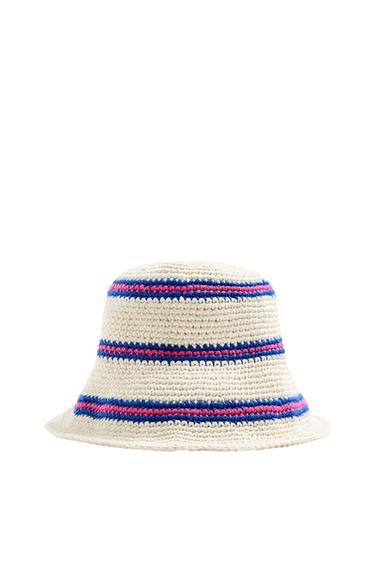 SOMBRERO CROCHET RAYAS