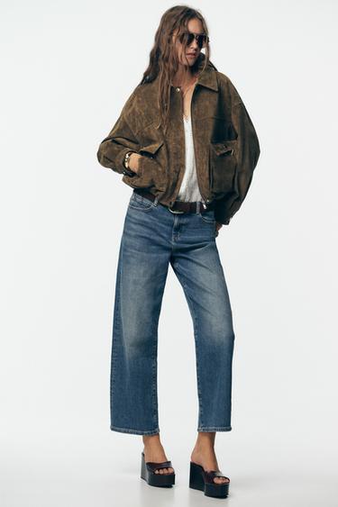 JEANS Z1975 STRAIGHT LOOSE MID-WAIST - Blue by Zara - Image 3