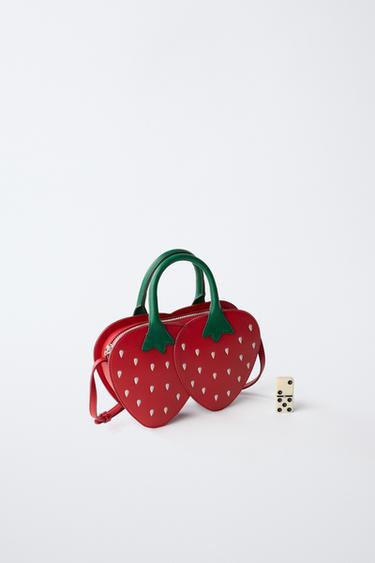 SAC BANDOULIÈRE FRAISES - Rouge de Zara - Image 5